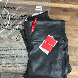Brand new faux leather spanx